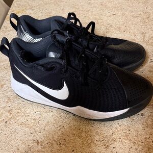 Kids Nike Black and White Sports Sneakers